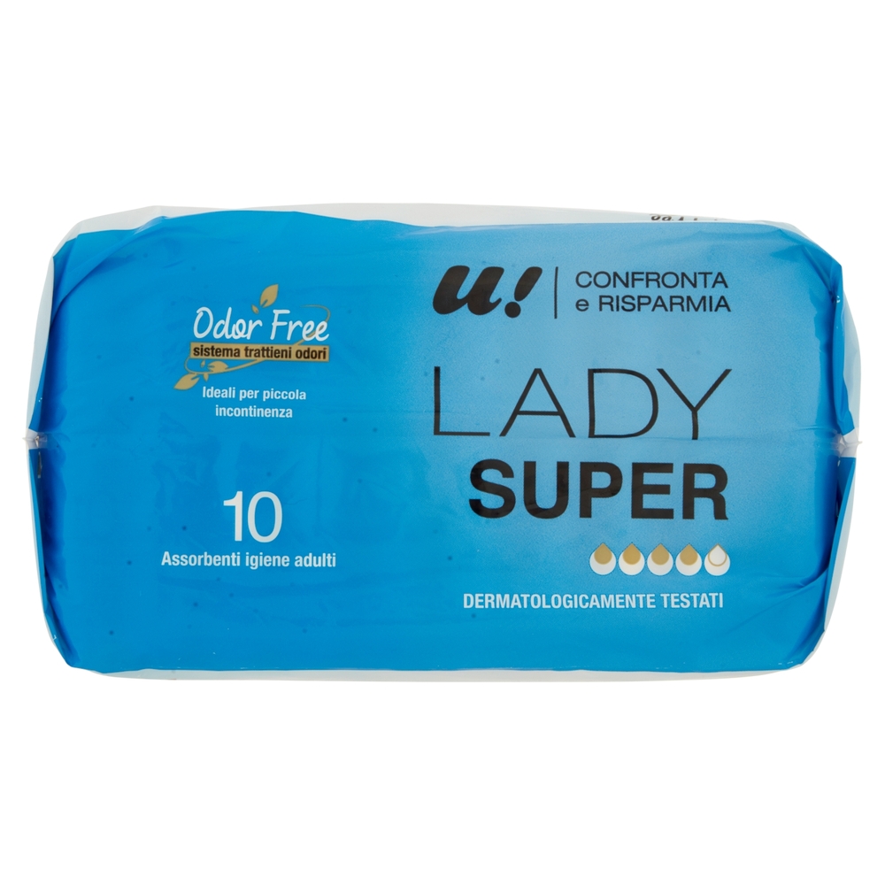 10 Assorbenti Lady Super U! Confronta e Risparmia